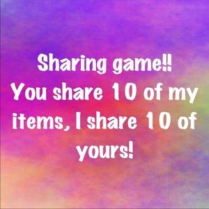 NEW LISTING/SHARE GAME ⭐️Comment “shared” with the number of items you shared⭐️
